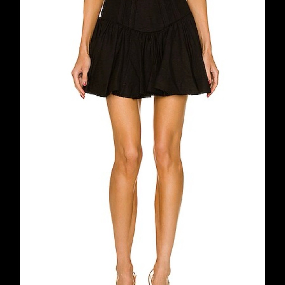 NWOT Aje Black Mini Skirt